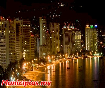 Foto de la Ciudad de Acapulco de noche