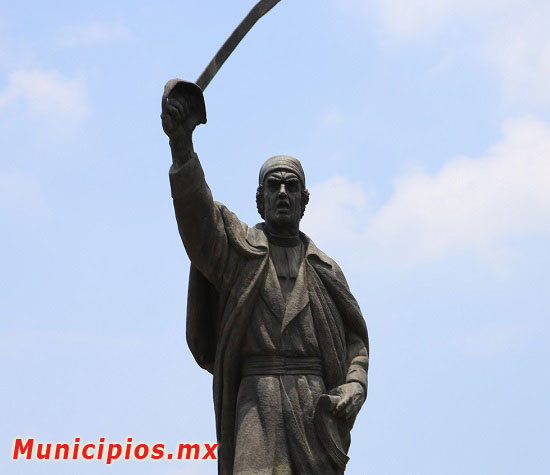 Monumento a José María Morelos y Pavón en Cuautla en el Estado de Morelos