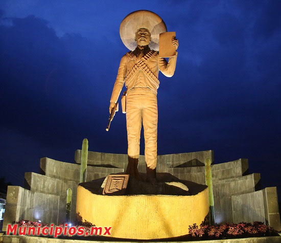 Monumento de Emiliano Zapata en Tlaltizapán de Zapata en el estado de Morelos